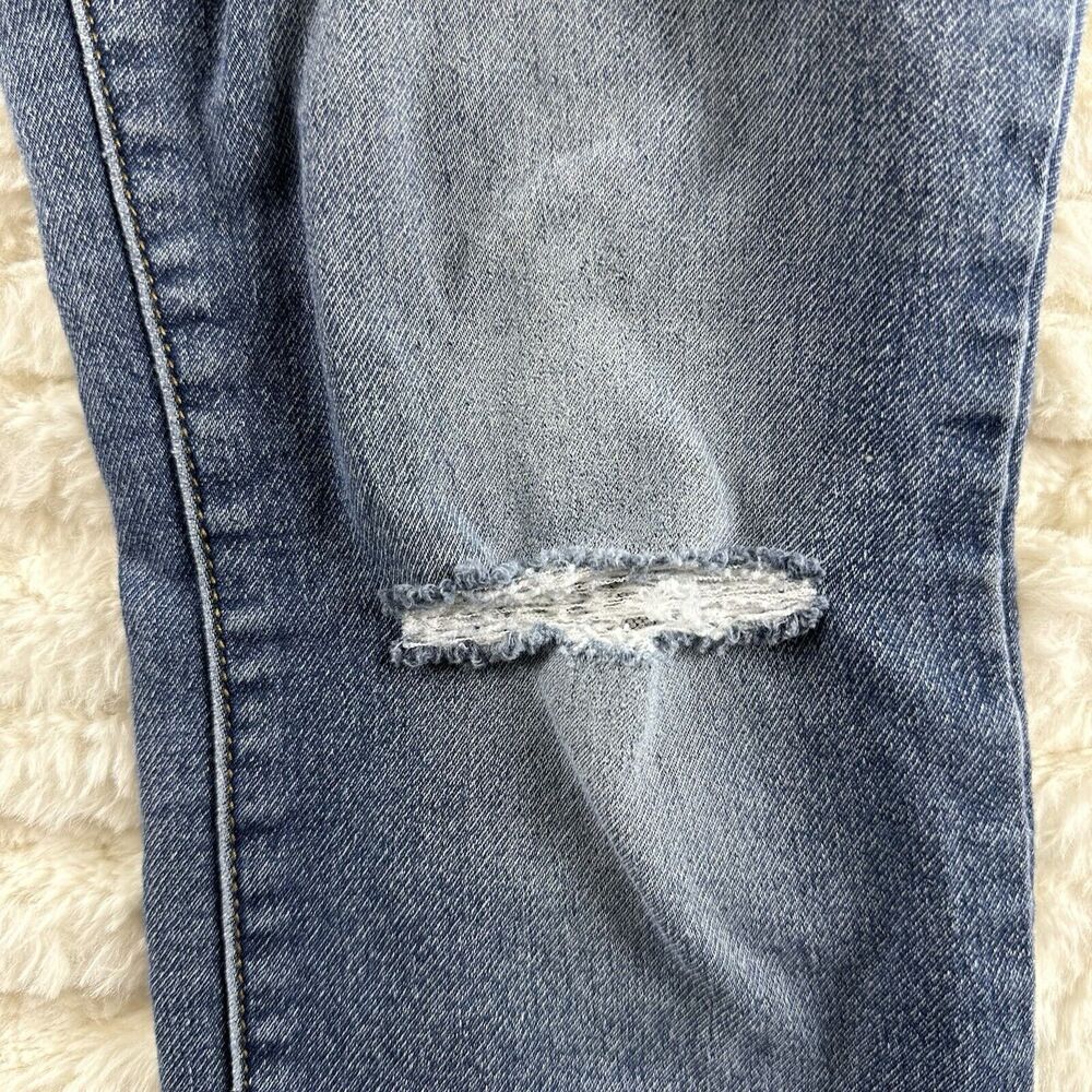 Maurices Women’s Skinny Jegging size M Stretch Mid Rise Distressed Soft Denim - Picture 10 of 14